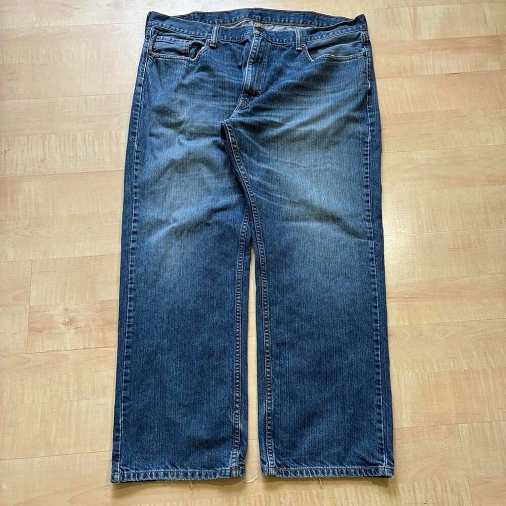 Vintage Levi's 559 Relaxed Straight Denim Jeans 42x30 Medium Wash